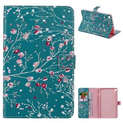 Apricot Tree Folio Flip Stand Leather Wallet Case for Samsung Galaxy Tab A 8.0 2019 P200 (Tab A Plus 8)