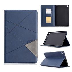 Binfen Color Prismatic Slim Magnetic Sucking Stitching Wallet Flip Cover for Samsung Galaxy Tab A 8.0 2019 P200 (Tab A Plus 8) - Blue
