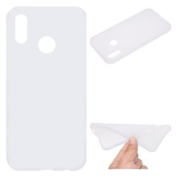 Candy Soft TPU Back Cover for Huawei P20 Lite - White