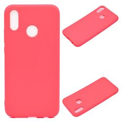 Candy Soft Silicone Protective Phone Case for Huawei P20 Lite - Red