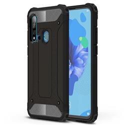 King Kong Armor Premium Shockproof Dual Layer Rugged Hard Cover for Huawei P20 Lite(2019) - Black Gold
