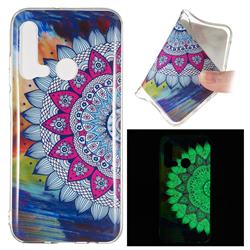 Colorful Sun Flower Noctilucent Soft TPU Back Cover for Huawei P20 Lite(2019)