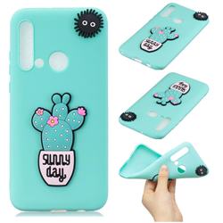 Cactus Flower Soft 3D Silicone Case for Huawei P20 Lite(2019)