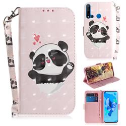 Heart Cat 3D Painted Leather Wallet Phone Case for Huawei P20 Lite(2019)