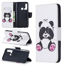 Lovely Panda Leather Wallet Case for Huawei P20 Lite(2019)