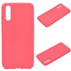 Candy Soft Silicone Protective Phone Case for Huawei P20 Pro - Red
