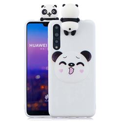 Smiley Panda Soft 3D Climbing Doll Soft Case for Huawei P20 Pro