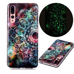 Datura Flowers Noctilucent Soft TPU Back Cover for Huawei P20 Pro