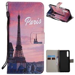 Paris Eiffel Tower PU Leather Wallet Case for Huawei P20 Pro
