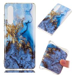 Sea Blue Soft TPU Marble Pattern Case for Huawei P30