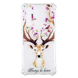 Always be Brave Anti-fall Clear Varnish Soft TPU Back Cover for Huawei P30