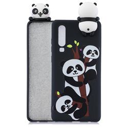 Ascended Panda Soft 3D Climbing Doll Soft Case for Huawei P30
