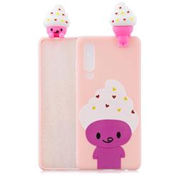 Ice Cream Man Soft 3D Climbing Doll Soft Case for Huawei P30