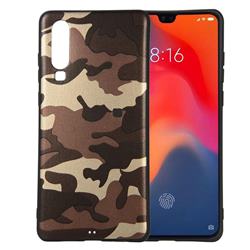 Camouflage Soft TPU Back Cover for Huawei P30 - Gold Coffee