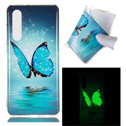 Butterfly Noctilucent Soft TPU Back Cover for Huawei P30