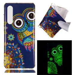 Tribe Owl Noctilucent Soft TPU Back Cover for Huawei P30