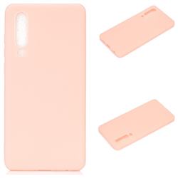 Candy Soft Silicone Protective Phone Case for Huawei P30 - Light Pink