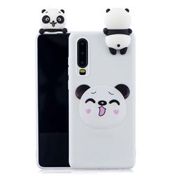 Smiley Panda Soft 3D Climbing Doll Soft Case for Huawei P30