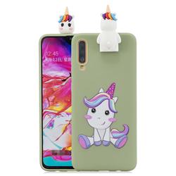 Cute Unicorn Soft 3D Climbing Doll Stand Soft Case for Huawei P30