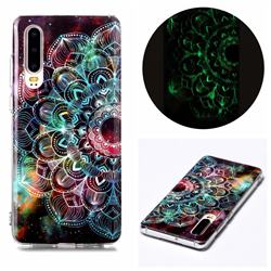 Datura Flowers Noctilucent Soft TPU Back Cover for Huawei P30