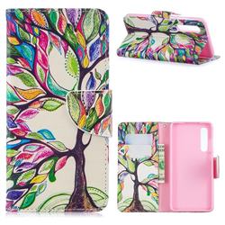 The Tree of Life Leather Wallet Case for Huawei P30