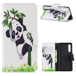 Bamboo Panda Leather Wallet Case for Huawei P30