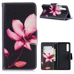 Lotus Flower Leather Wallet Case for Huawei P30