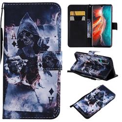 Skull Magician PU Leather Wallet Case for Huawei P30