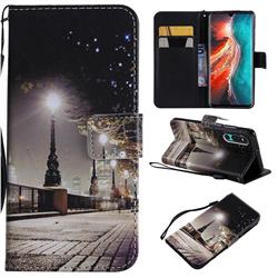 City Night View PU Leather Wallet Case for Huawei P30