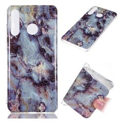 Rock Blue Soft TPU Marble Pattern Case for Huawei P30 Lite