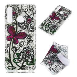 Butterfly Flowers Super Clear Soft TPU Back Cover for Huawei P30 Lite
