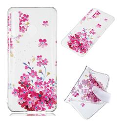 Plum Blossom Bloom Super Clear Soft TPU Back Cover for Huawei P30 Lite