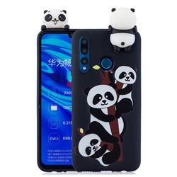Ascended Panda Soft 3D Climbing Doll Soft Case for Huawei P30 Lite