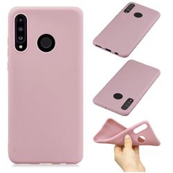 Candy Soft Silicone Phone Case for Huawei P30 Lite - Lotus Pink