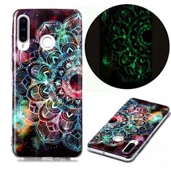 Datura Flowers Noctilucent Soft TPU Back Cover for Huawei P30 Lite