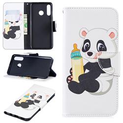 Baby Panda Leather Wallet Case for Huawei P30 Lite