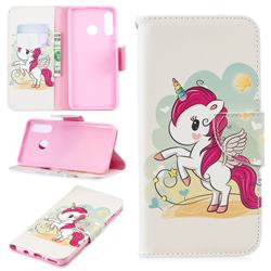 Cloud Star Unicorn Leather Wallet Case for Huawei P30 Lite