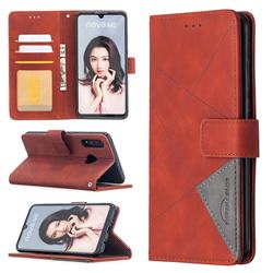 Binfen Color BF05 Prismatic Slim Wallet Flip Cover for Huawei P30 Lite - Brown