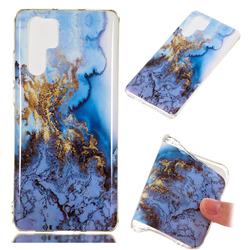 Sea Blue Soft TPU Marble Pattern Case for Huawei P30 Pro