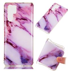 Purple Soft TPU Marble Pattern Case for Huawei P30 Pro