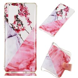 Pink Plum Soft TPU Marble Pattern Case for Huawei P30 Pro