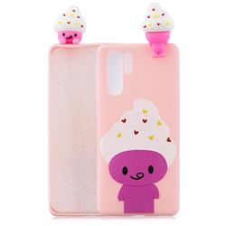 Ice Cream Man Soft 3D Climbing Doll Soft Case for Huawei P30 Pro