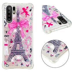 Mirror and Tower Dynamic Liquid Glitter Sand Quicksand Star TPU Case for Huawei P30 Pro