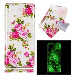 Peony Noctilucent Soft TPU Back Cover for Huawei P30 Pro