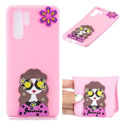 Violet Girl Soft 3D Silicone Case for Huawei P30 Pro