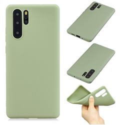 Candy Soft Silicone Phone Case for Huawei P30 Pro - Pea Green