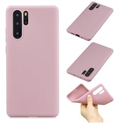 Candy Soft Silicone Phone Case for Huawei P30 Pro - Lotus Pink
