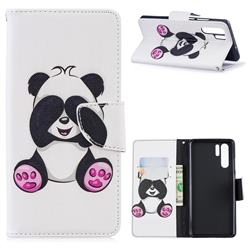 Lovely Panda Leather Wallet Case for Huawei P30 Pro