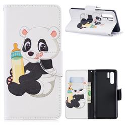 Baby Panda Leather Wallet Case for Huawei P30 Pro
