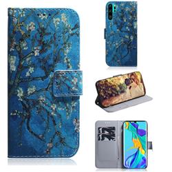 Apricot Tree PU Leather Wallet Case for Huawei P30 Pro